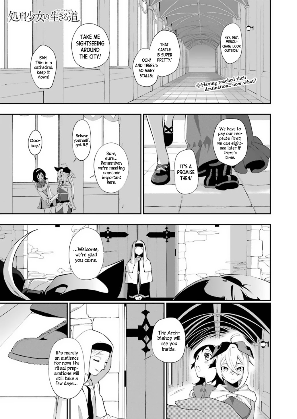 Shokei Shoujo no Ikirumichi chapter 11 page 1