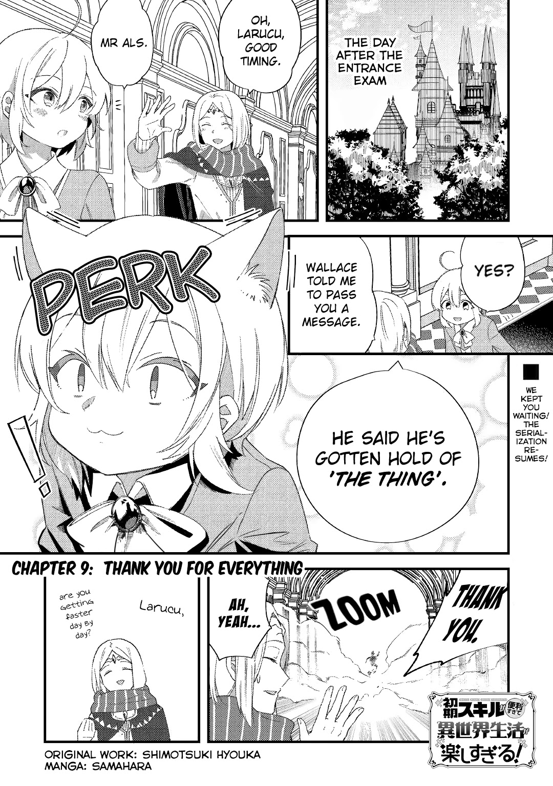 Shoki Skill Ga Benri Sugite Isekai Seikatsu ga Tanoshisugiru! chapter 9 page 1