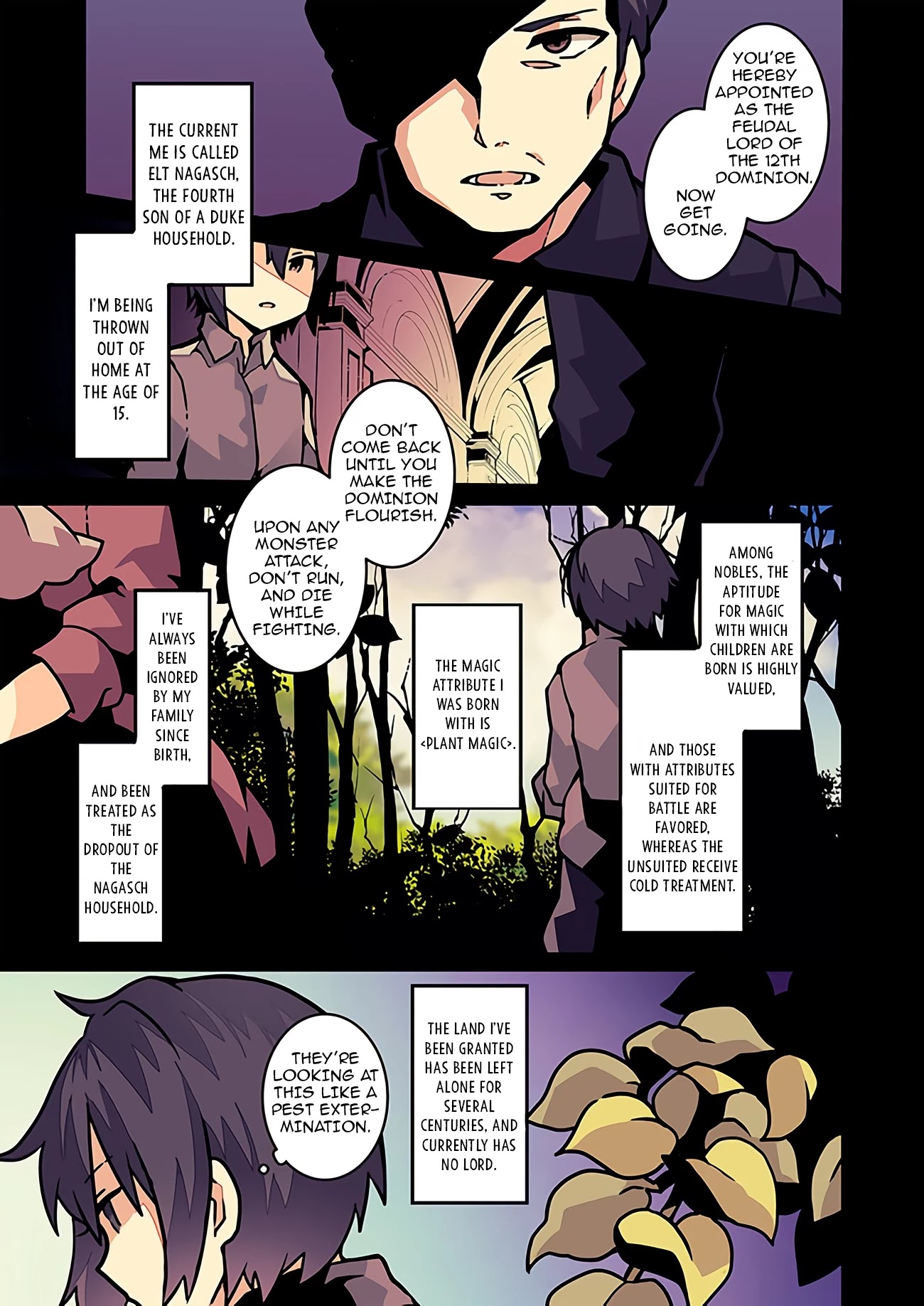 Shokubutsu Mahou Chito de Nonbiri Ryoshu Seikatsu Hajimemasu Zense no Chishiki o Kushi Shite Nogyo Shitara, Gyakuten Jinsei Hajimatta Kudan chapter 1 page 1