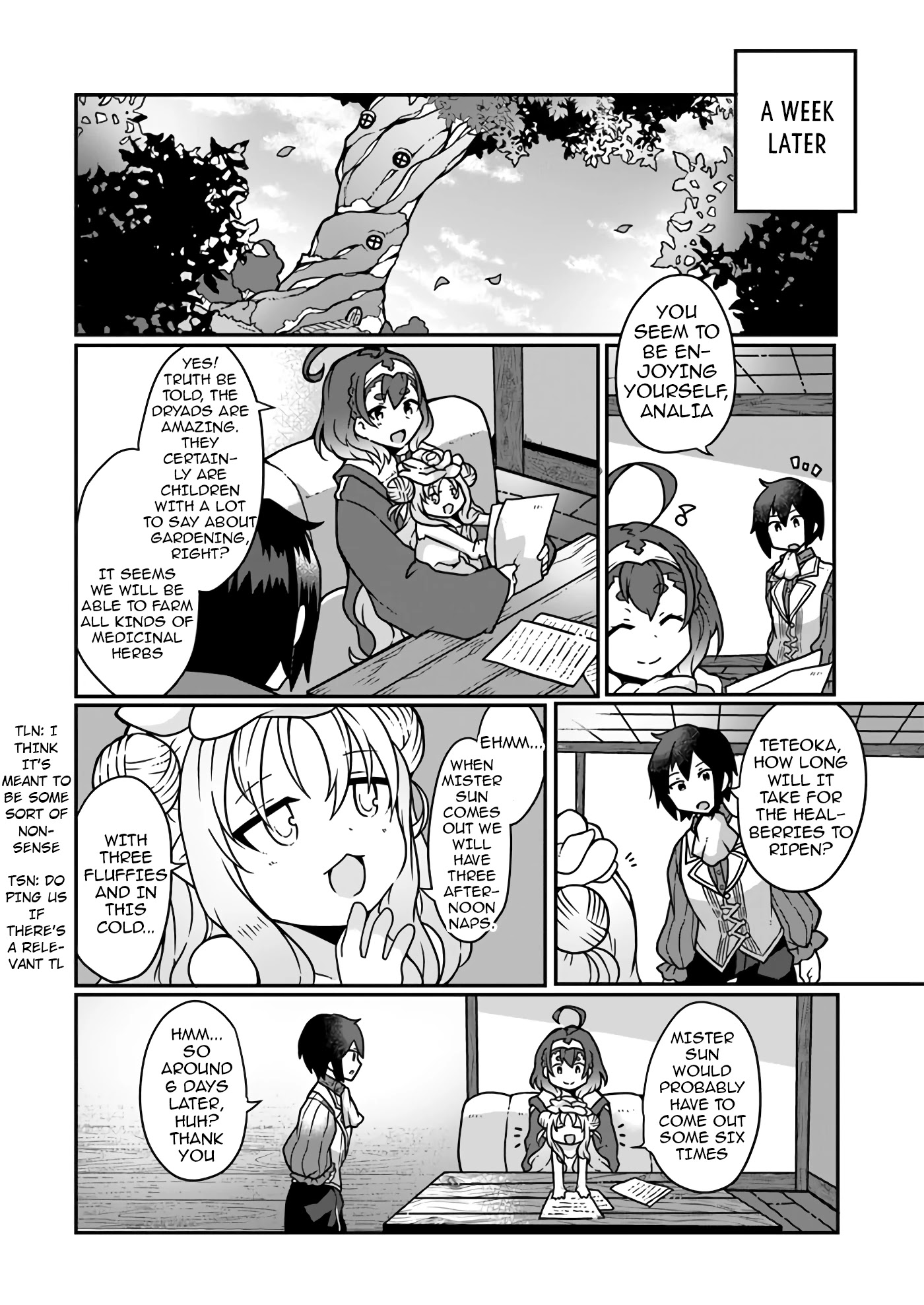 Shokubutsu Mahou Chito de Nonbiri Ryoshu Seikatsu Hajimemasu Zense no Chishiki o Kushi Shite Nogyo Shitara, Gyakuten Jinsei Hajimatta Kudan chapter 4 page 14