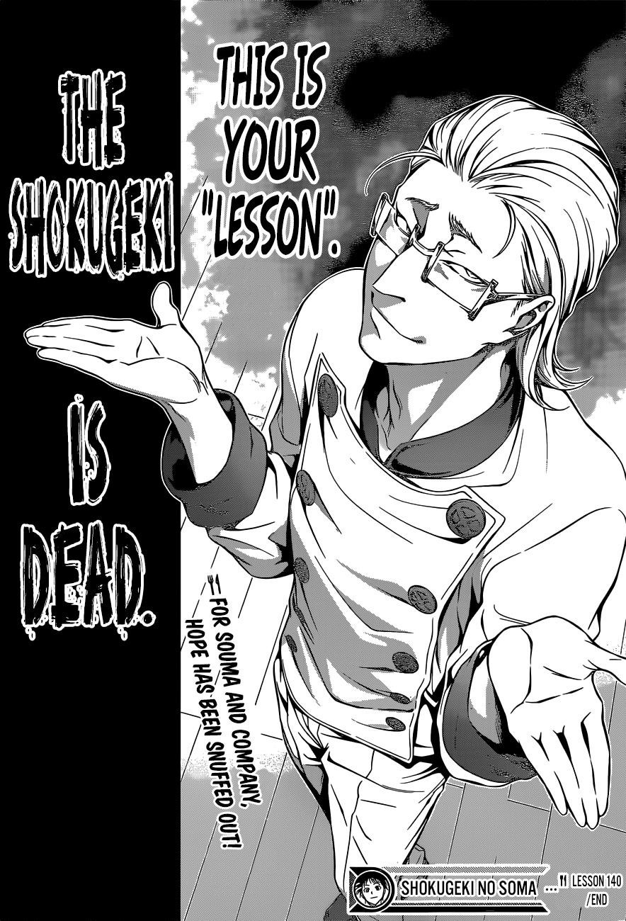 Shokugeki no Soma chapter 140 page 19