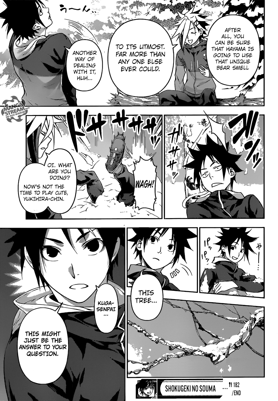 Shokugeki no Soma chapter 182 page 18