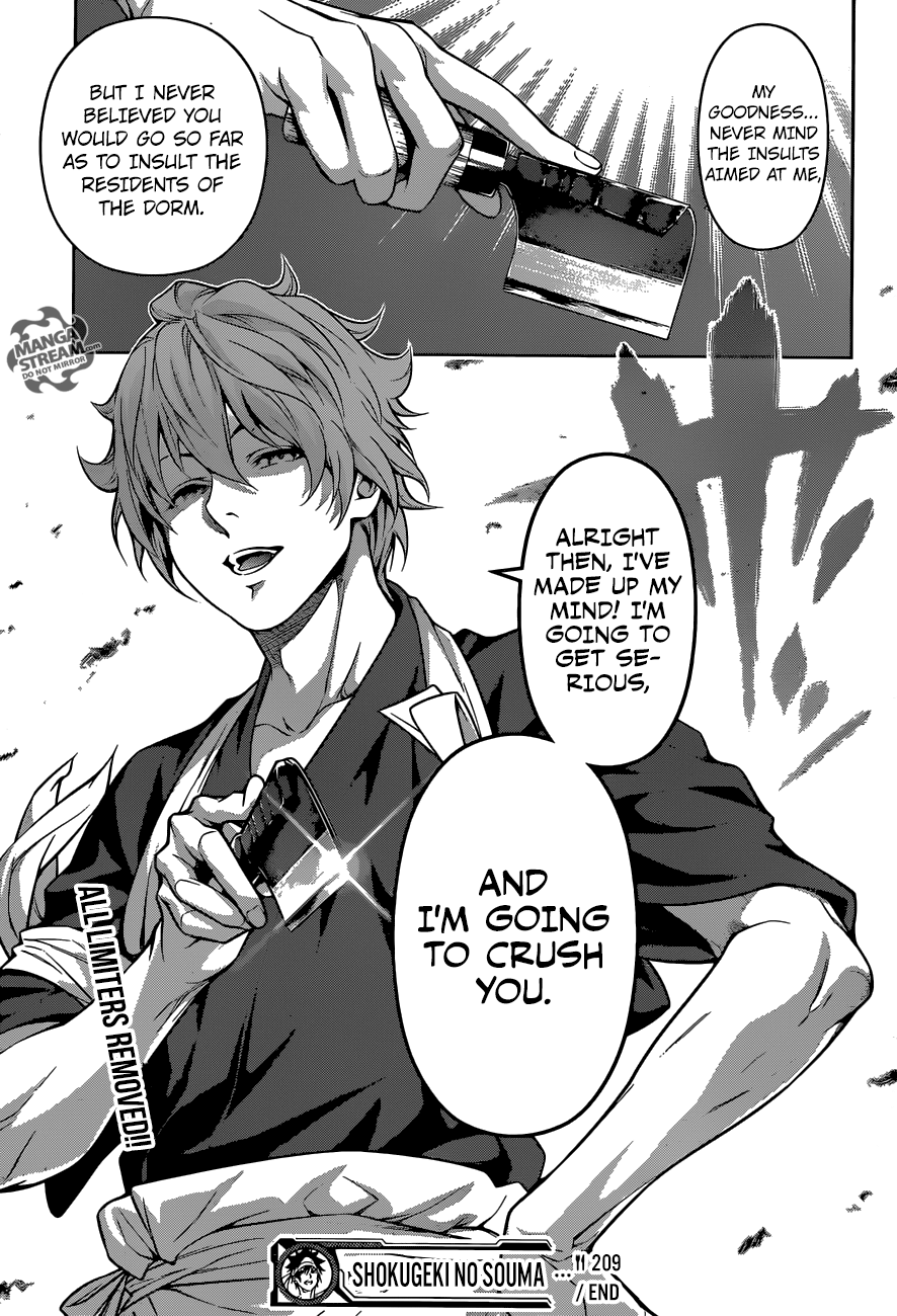 Shokugeki no Soma chapter 209 page 18