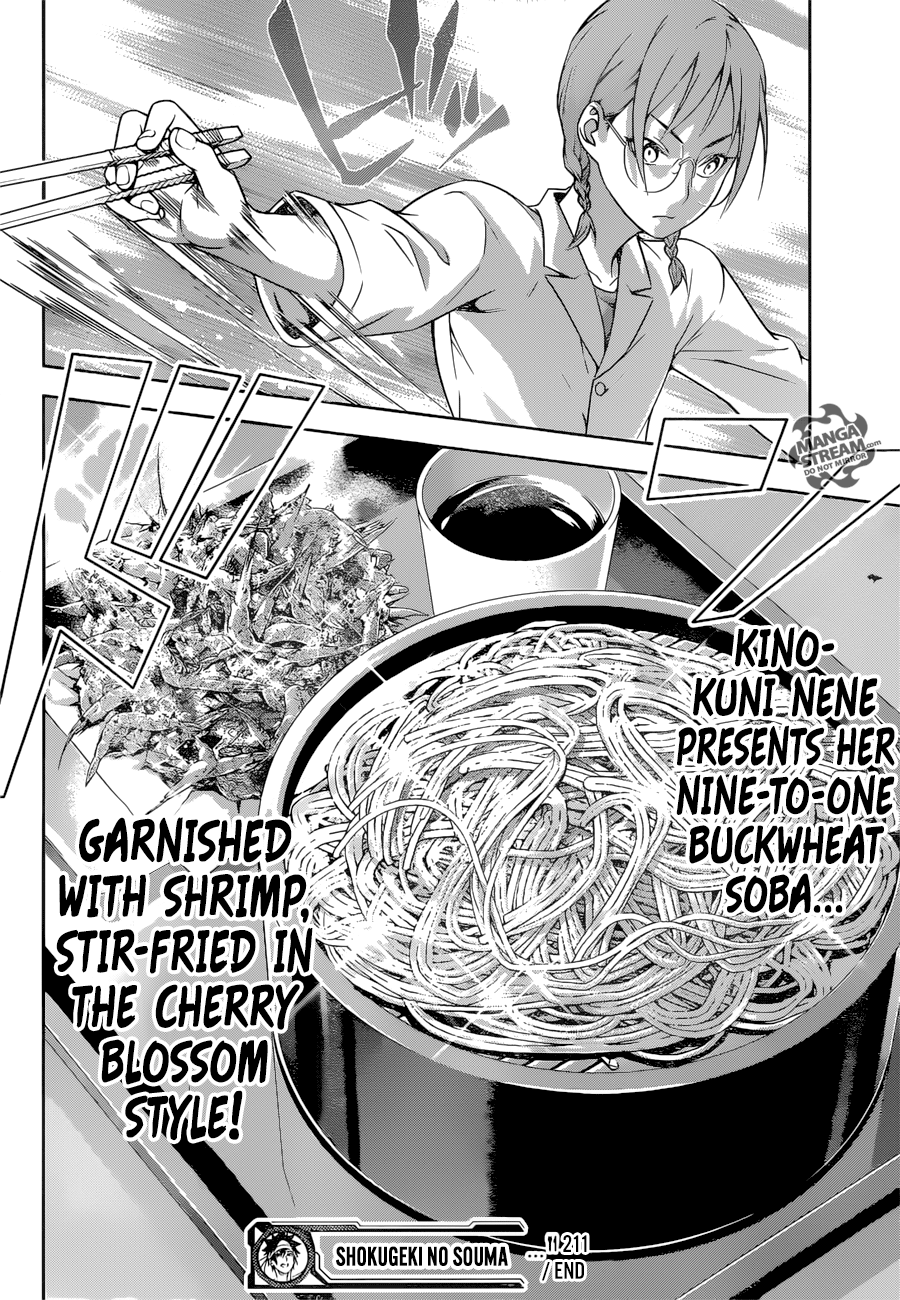 Shokugeki no Soma chapter 211 page 19
