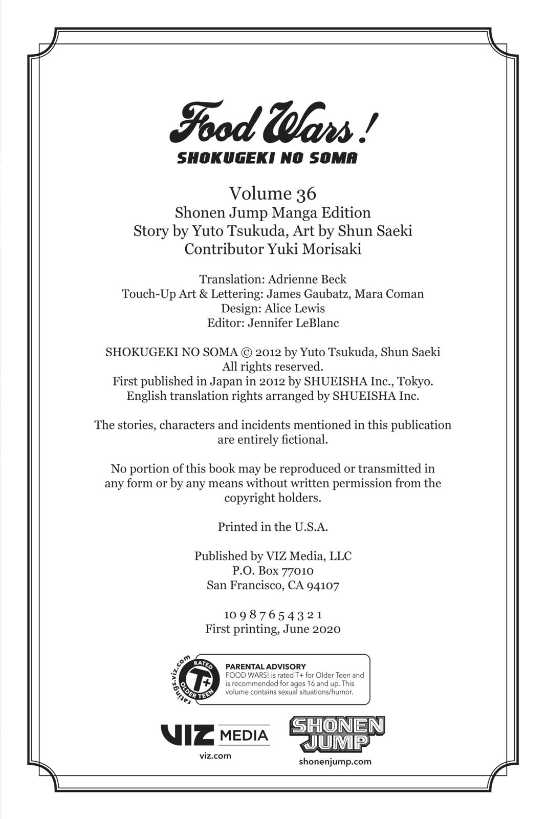 Shokugeki no Soma chapter 315.3 page 34