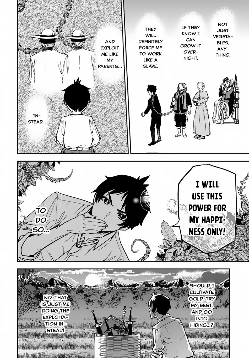 Shounin Yuusha wa Isekai wo Gyuujiru! – Saibai Skill de Nandemo Fuyashi Chaimasu chapter 1 page 38