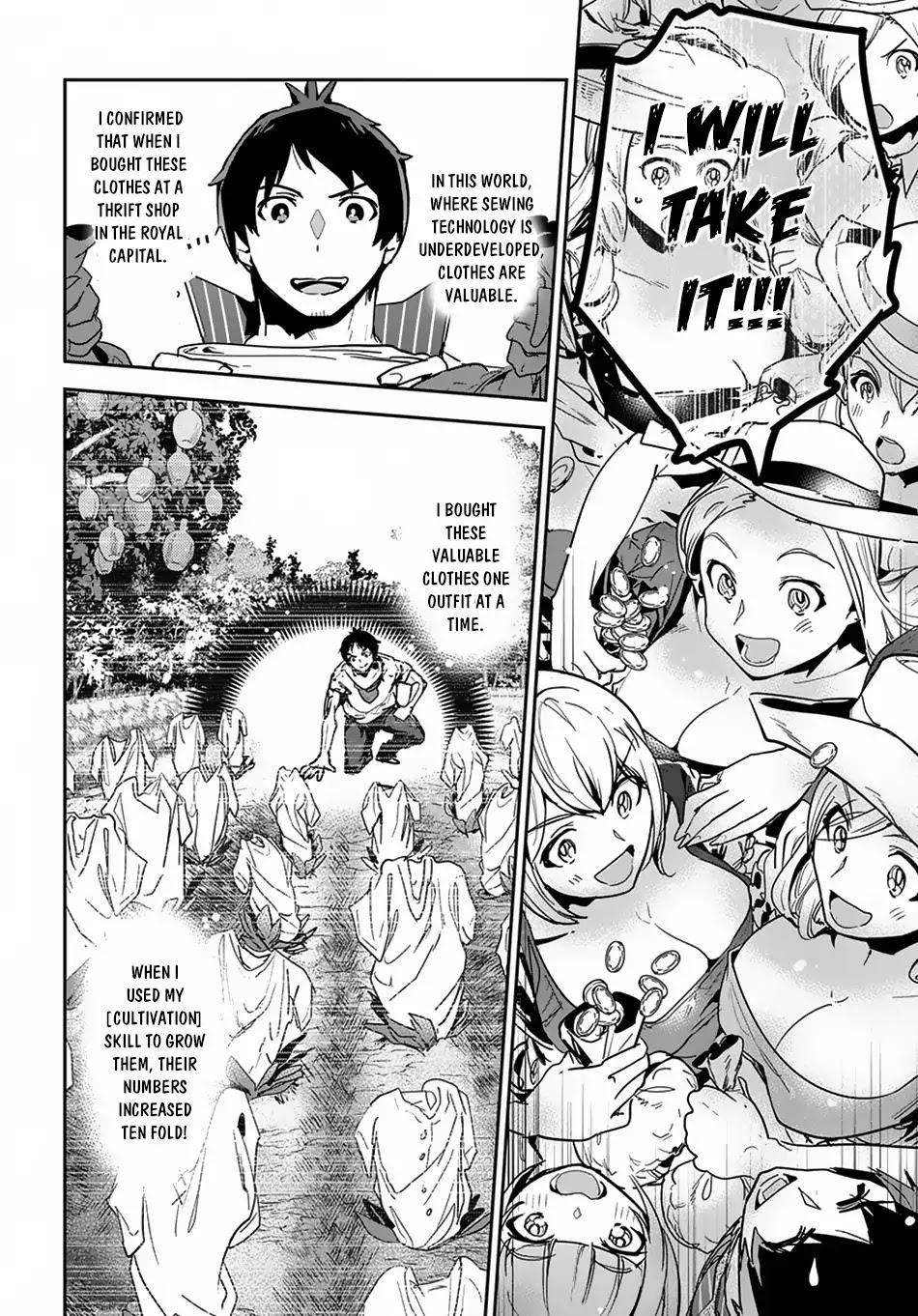 Shounin Yuusha wa Isekai wo Gyuujiru! – Saibai Skill de Nandemo Fuyashi Chaimasu chapter 3 page 9