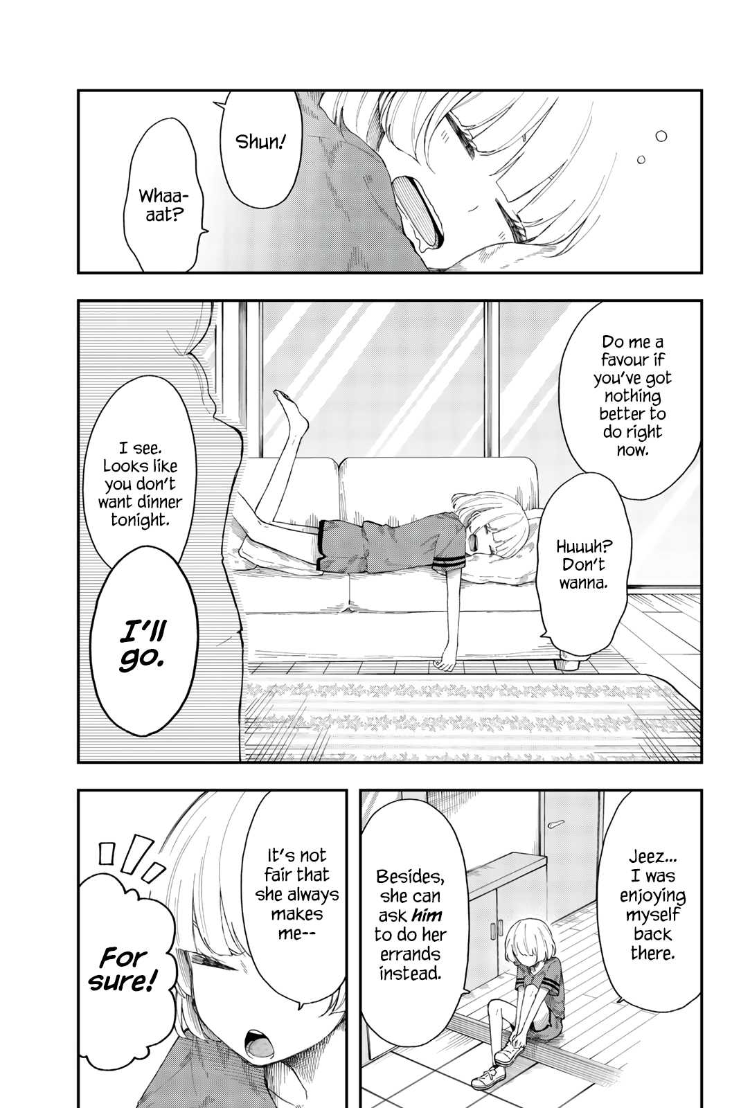 Shouraiteki ni Shinde Kure chapter 14 page 1