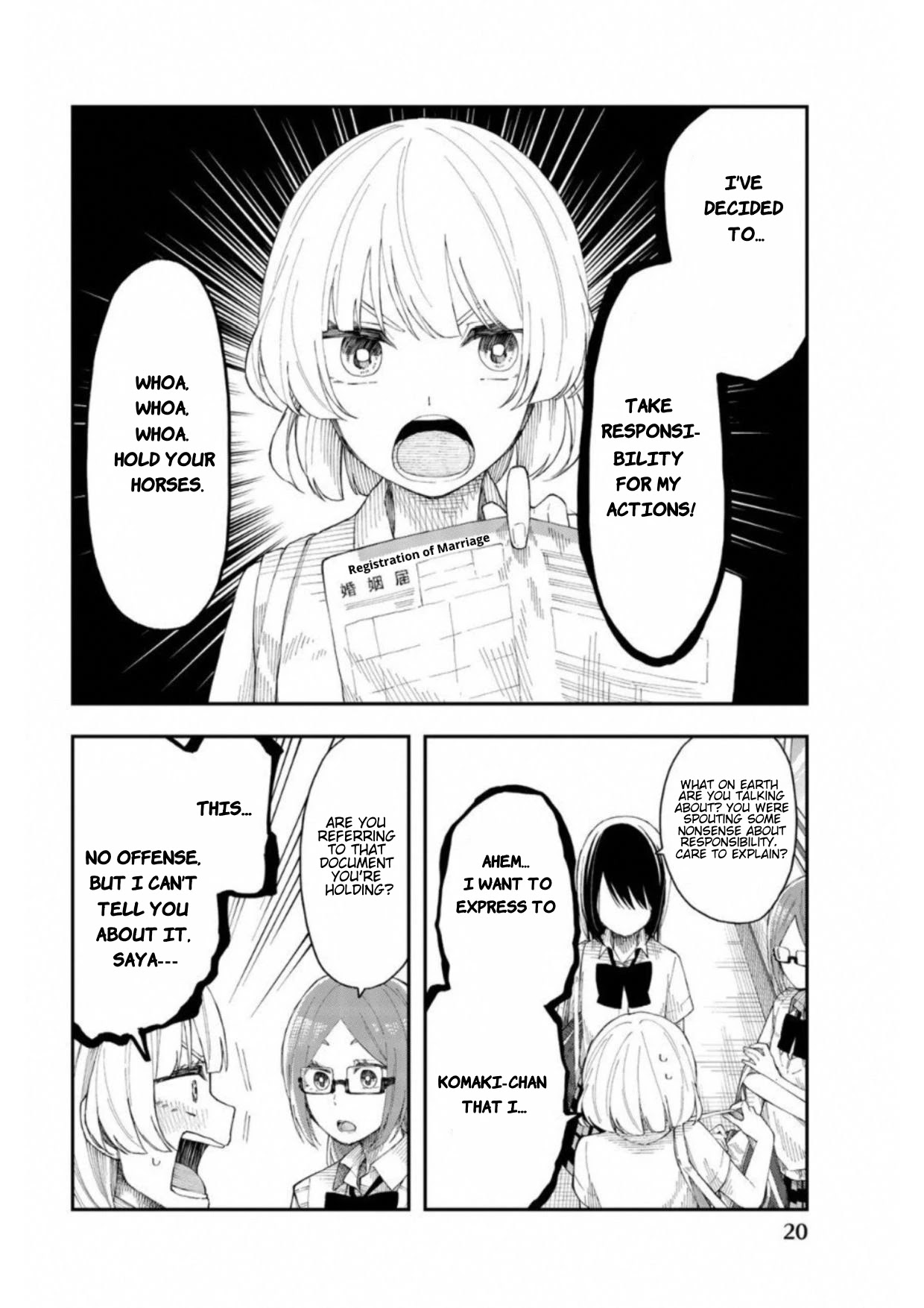 Shouraiteki ni Shinde Kure chapter 19 page 21