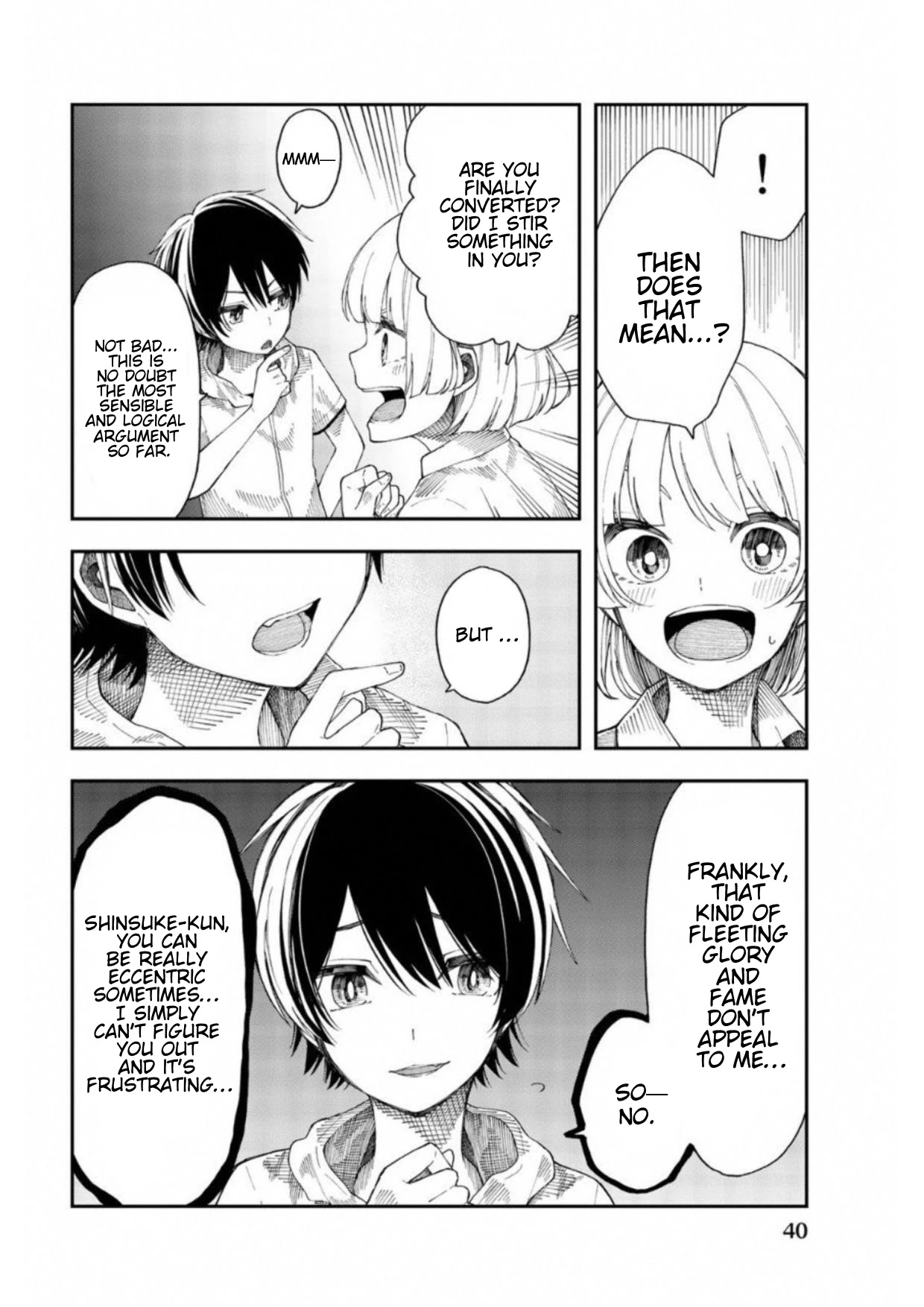 Shouraiteki ni Shinde Kure chapter 20 page 12