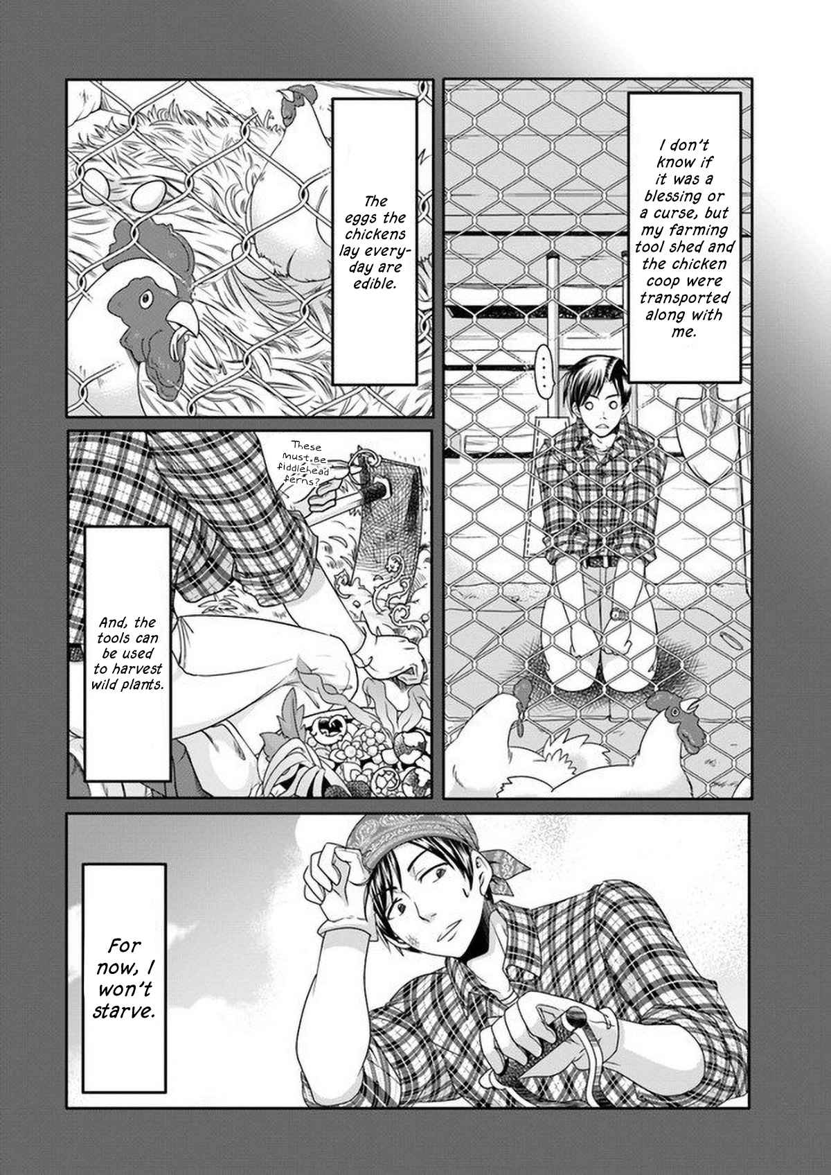 Shoushaman no Isekai Survival ~ Zettai Hito to wa Tsurumanee ~ chapter 1 page 10