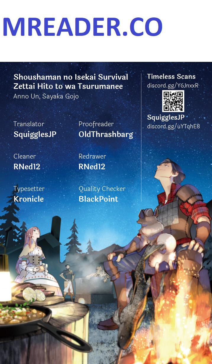 Shoushaman no Isekai Survival ~ Zettai Hito to wa Tsurumanee ~ chapter 6 page 1