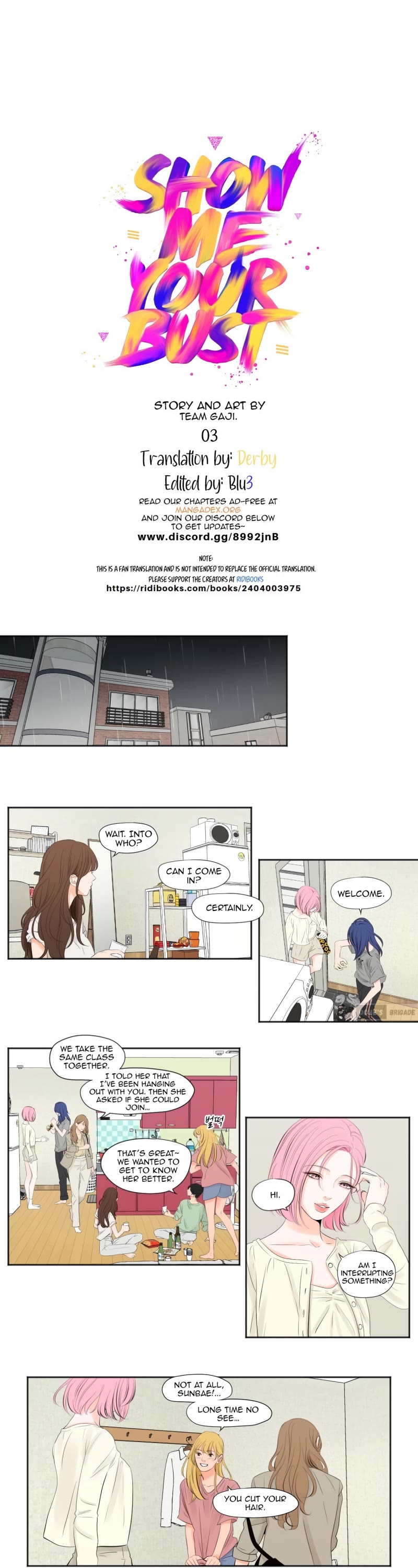 Show Me Your Bust chapter 3 page 1