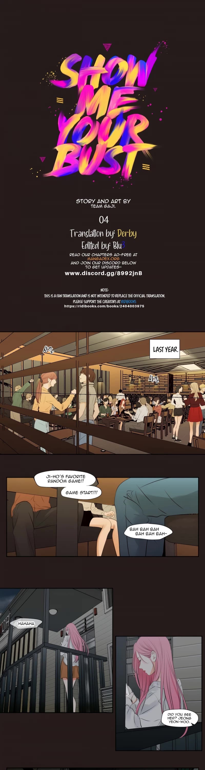 Show Me Your Bust chapter 4 page 1