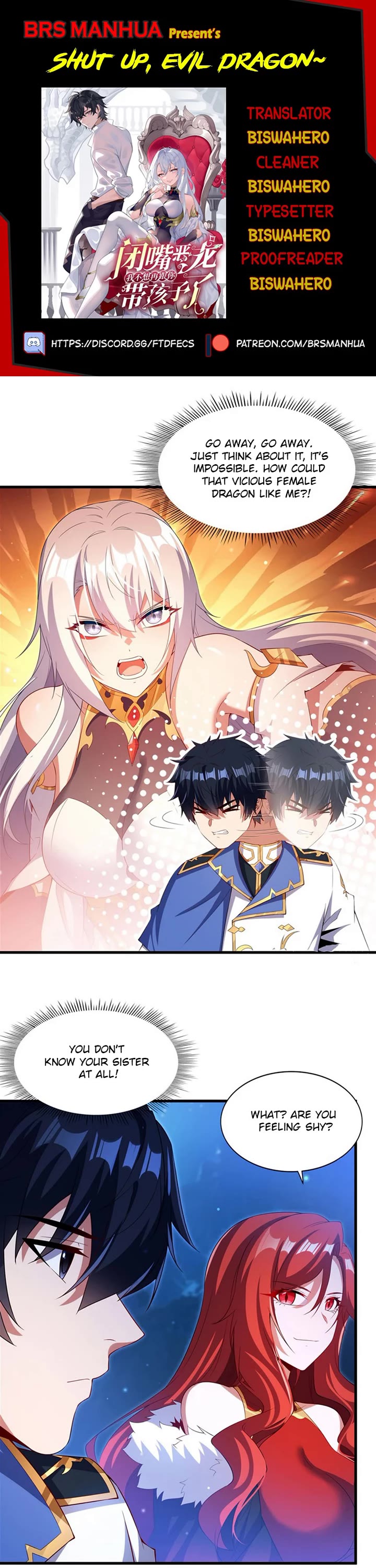 Shut Up, Evil Dragon! I Don't Want to Raise a Child With You Anymore chapter 39 page 1