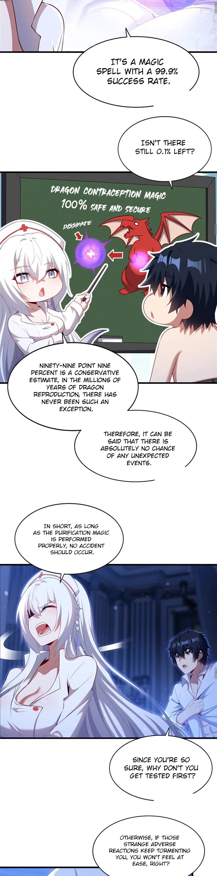 Shut Up, Evil Dragon! I Don't Want to Raise a Child With You Anymore chapter 75 page 9