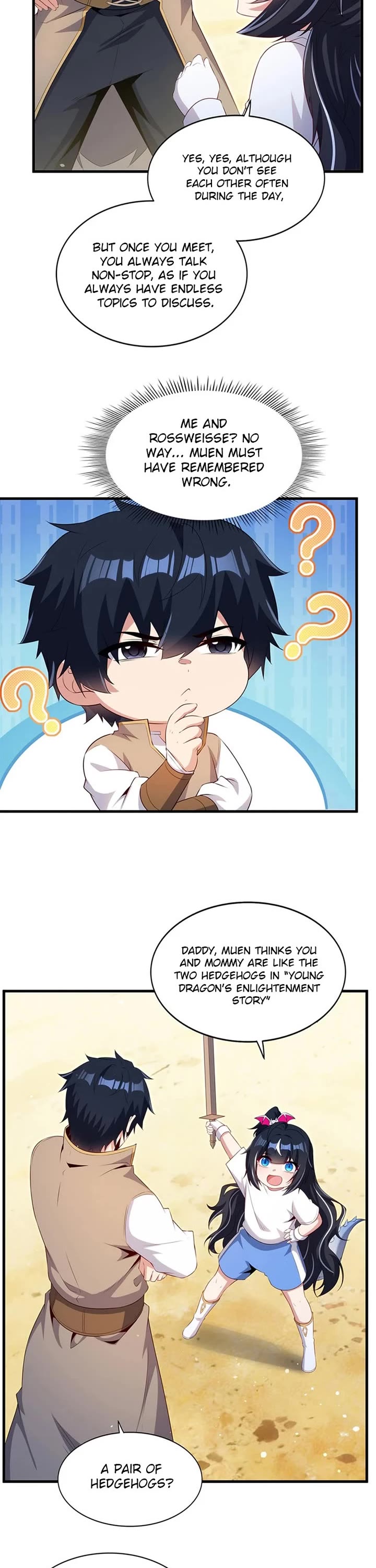 Shut Up, Evil Dragon! I Don't Want to Raise a Child With You Anymore chapter 85 page 8
