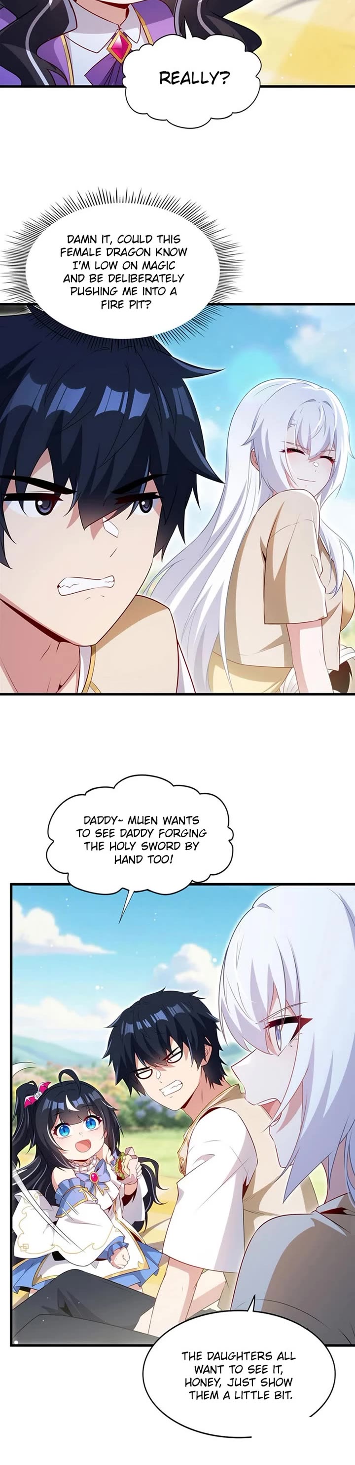 Shut Up, Evil Dragon! I Don't Want to Raise a Child With You Anymore chapter 93 page 9