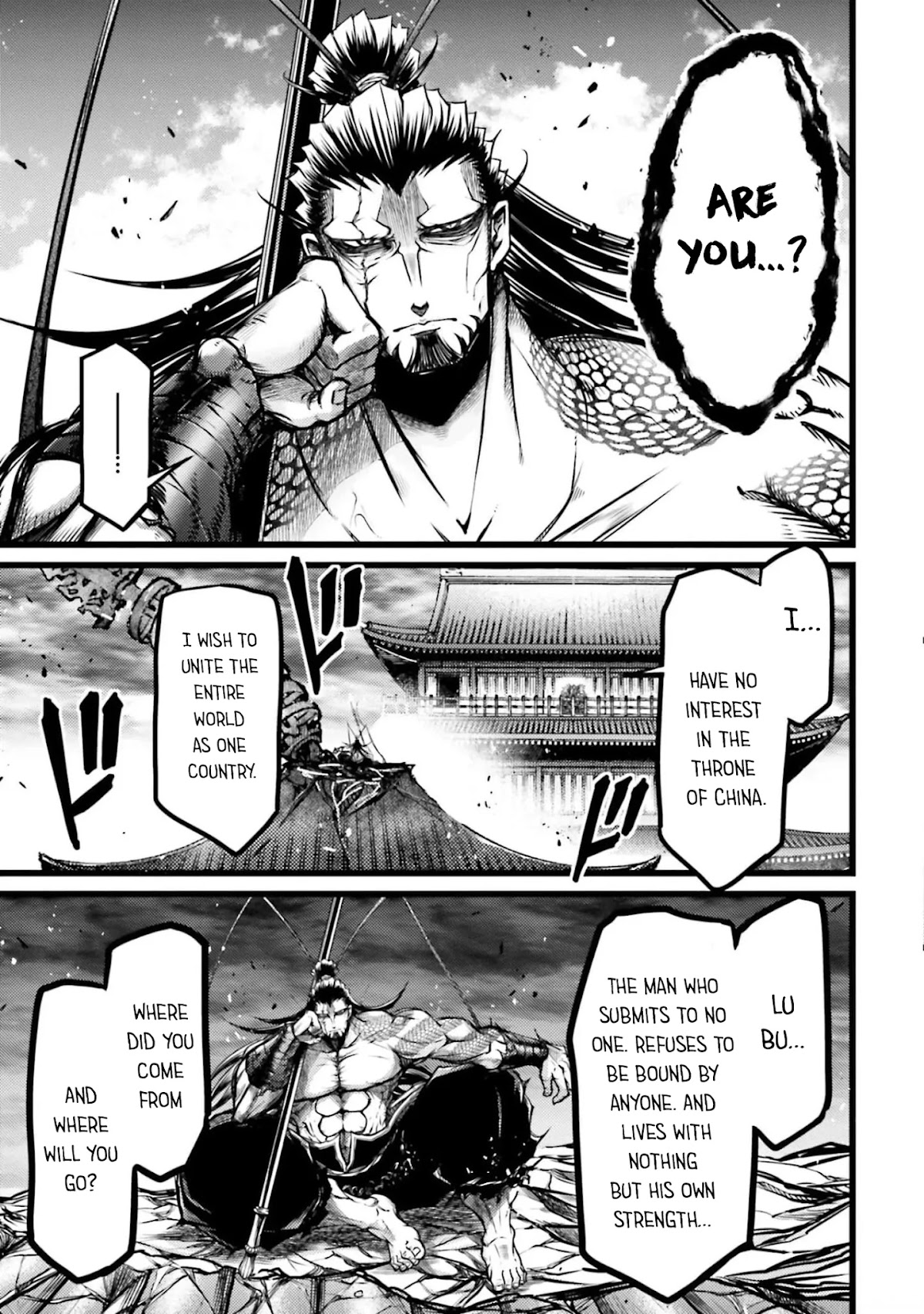 Shuumatsu no Valkyrie: The Legend of Lu Bu Fengxian chapter 11 page 51