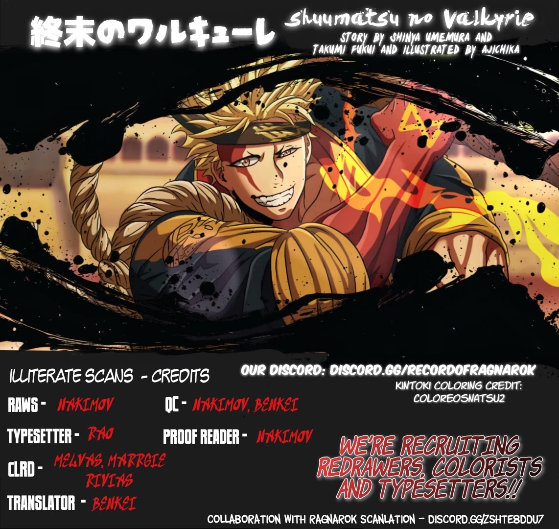 Shuumatsu no Valkyrie chapter 112 page 33