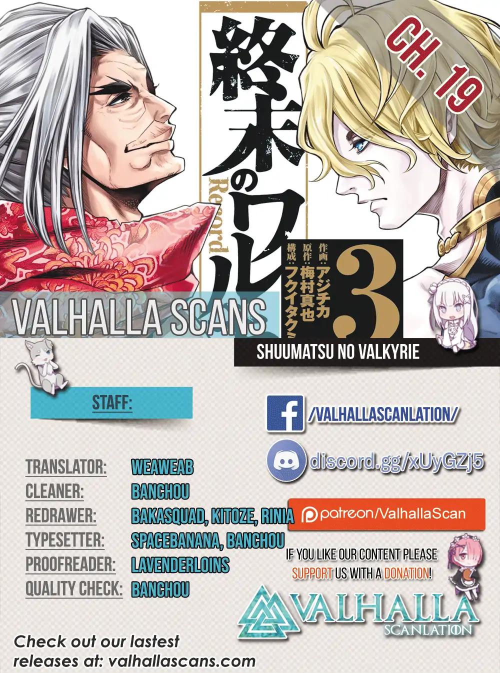 Shuumatsu no Valkyrie chapter 19.1 page 1
