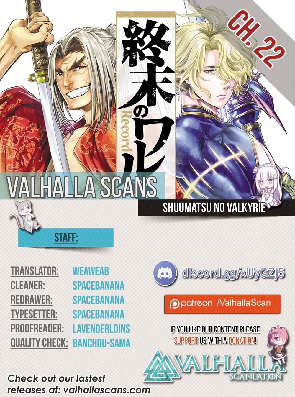 Shuumatsu no Valkyrie chapter 22 page 1