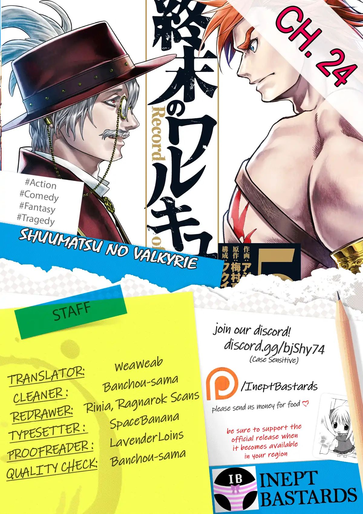 Shuumatsu no Valkyrie chapter 24 page 1