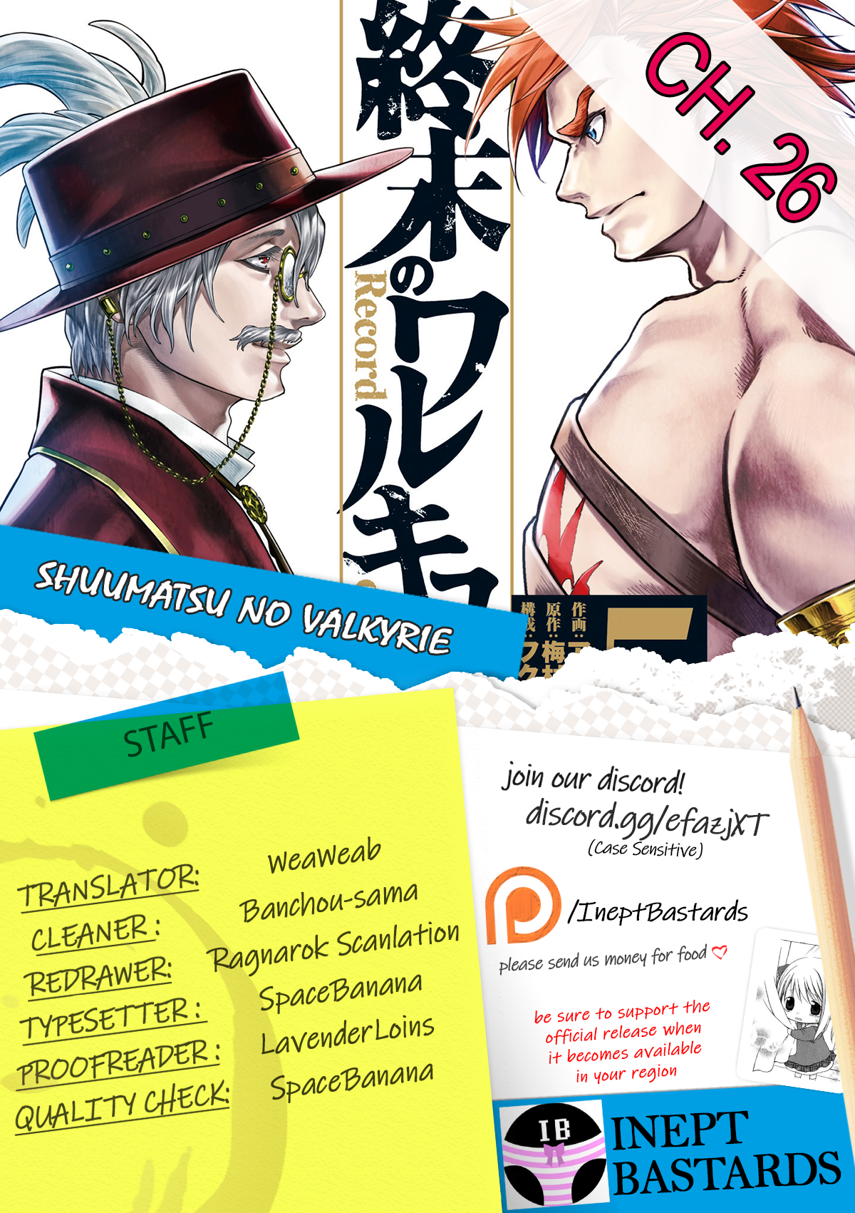 Shuumatsu no Valkyrie chapter 26 page 1