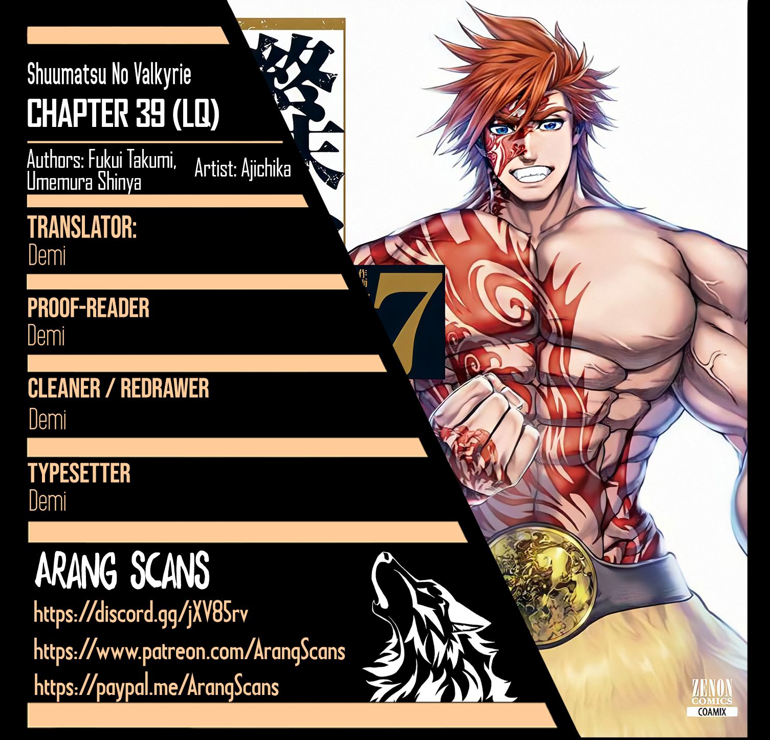 Shuumatsu no Valkyrie chapter 39 page 1