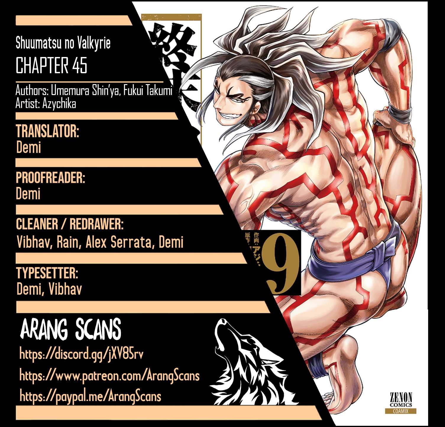 Shuumatsu no Valkyrie chapter 45 page 1