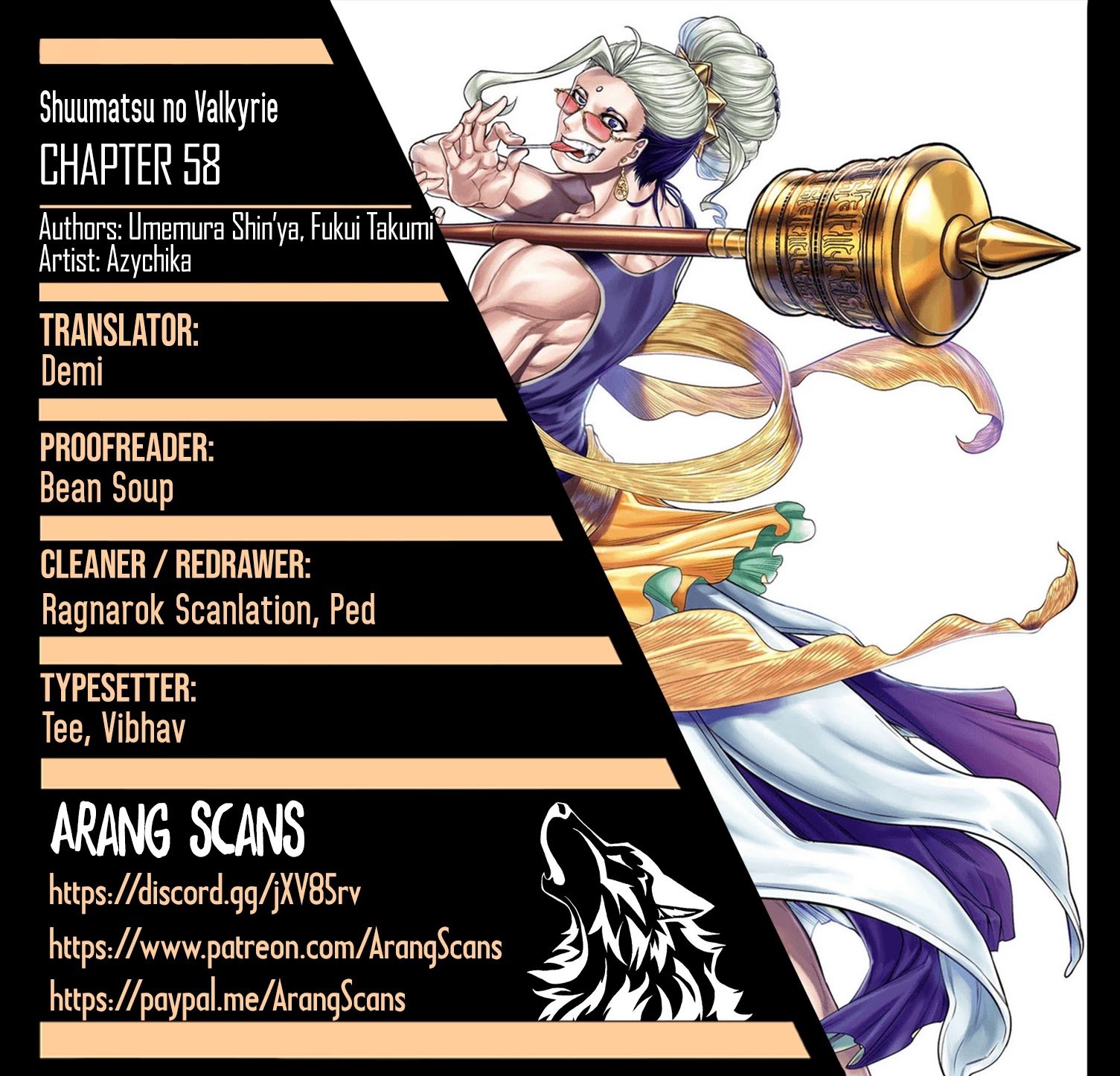 Shuumatsu no Valkyrie chapter 58 page 1