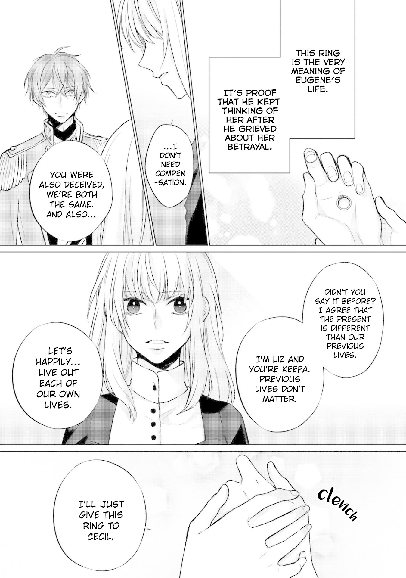 Since I Became a Saint, I'll do Whatever I Want with My Second Life ~The Prince was my Lover who Threw me Away in my Previous Life~ chapter 6 page 38