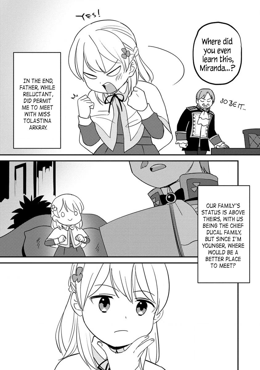 Since I Have Been Reincarnated as the Daughter of a Duke, I, the "Girl Inside," Will Enjoy Being a Girl as Much as I Can! chapter 14.2 page 9