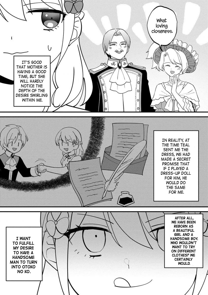 Since I Have Been Reincarnated as the Daughter of a Duke, I, the "Girl Inside," Will Enjoy Being a Girl as Much as I Can! chapter 21.2 page 9