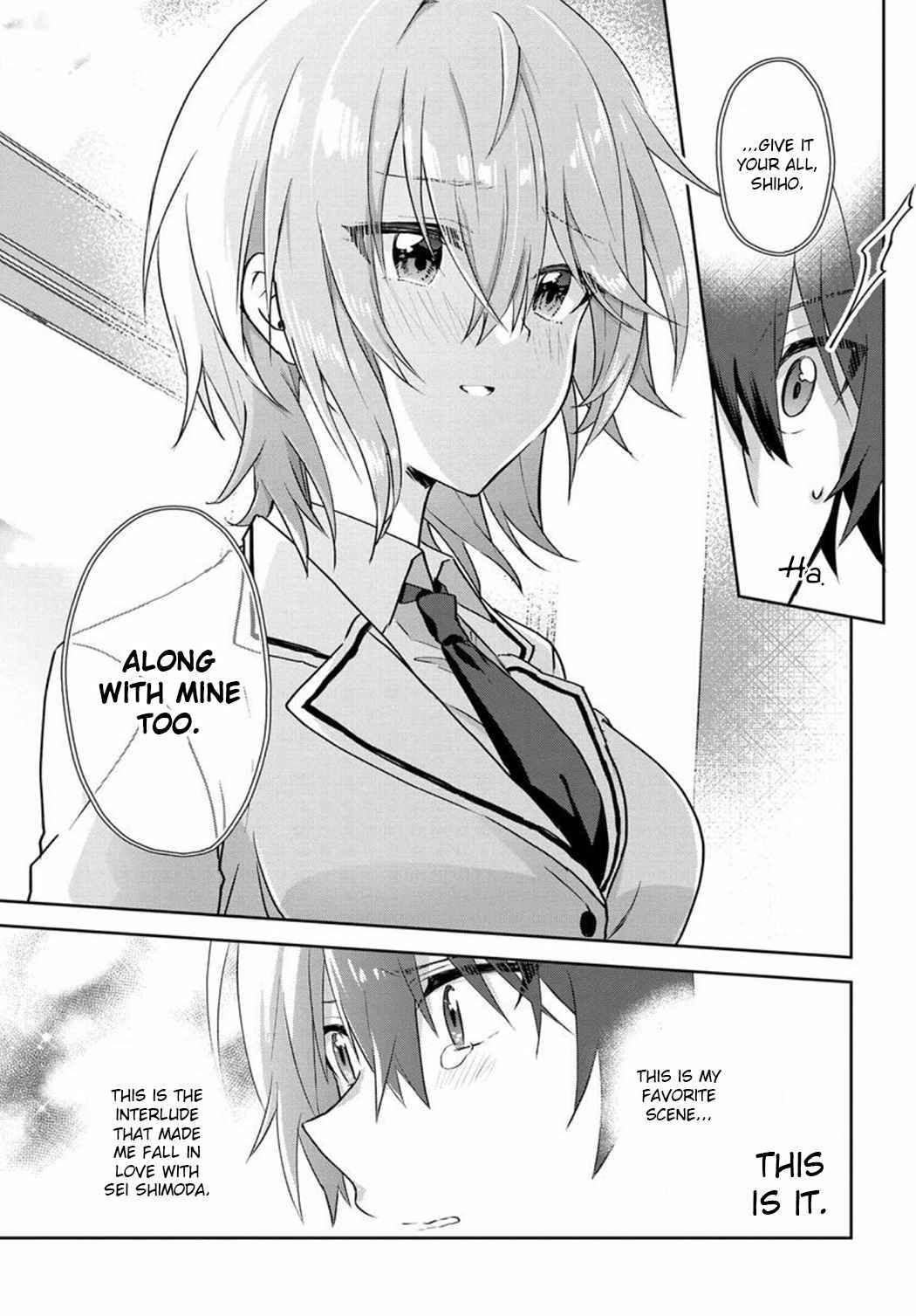 Since I’ve Entered the World of Romantic Comedy Manga, I’ll Do My Best to Make the Losing Heroine Happy chapter 1 page 12