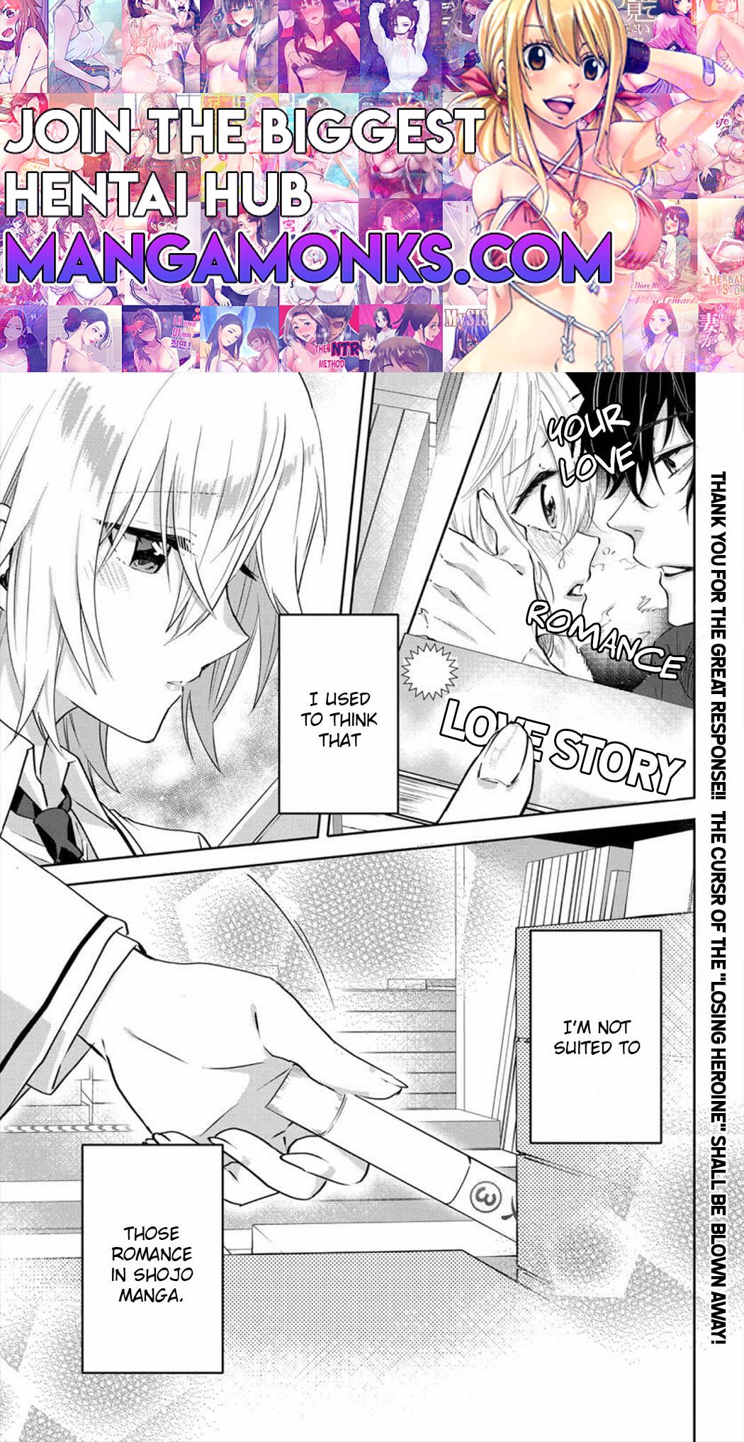 Since I’ve Entered the World of Romantic Comedy Manga, I’ll Do My Best to Make the Losing Heroine Happy chapter 2.1 page 1