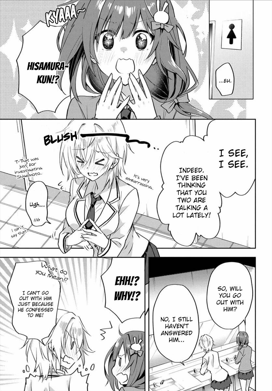 Since I’ve Entered the World of Romantic Comedy Manga, I’ll Do My Best to Make the Losing Heroine Happy chapter 2.1 page 7