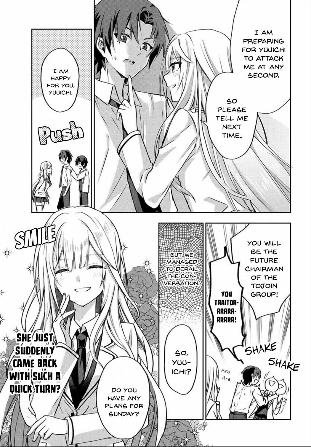 Since I’ve Entered the World of Romantic Comedy Manga, I’ll Do My Best to Make the Losing Heroine Happy chapter 3.1 page 9