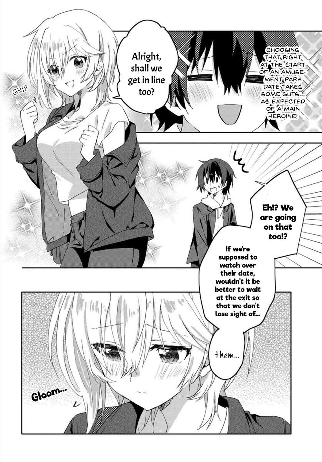 Since I’ve Entered the World of Romantic Comedy Manga, I’ll Do My Best to Make the Losing Heroine Happy chapter 7.1 page 2