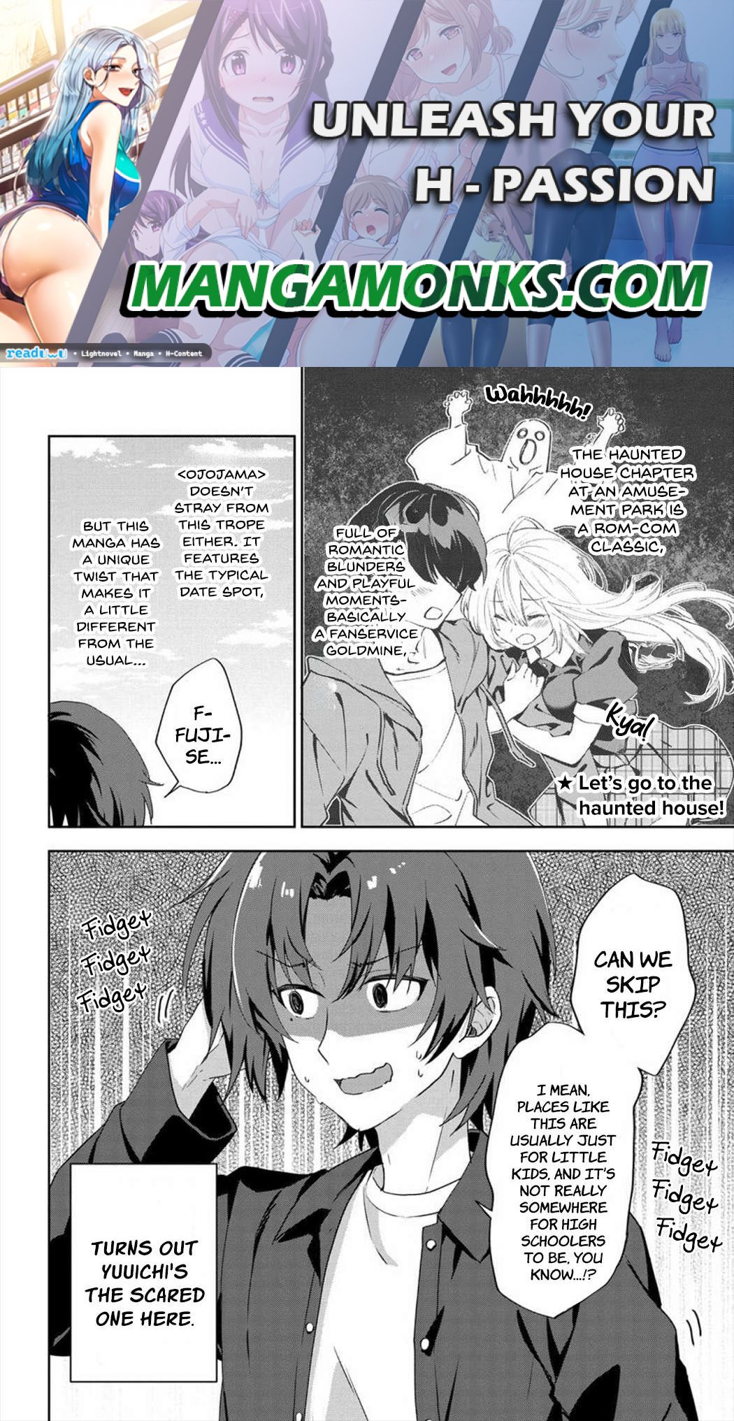 Since I’ve Entered the World of Romantic Comedy Manga, I’ll Do My Best to Make the Losing Heroine Happy chapter 7.2 page 1