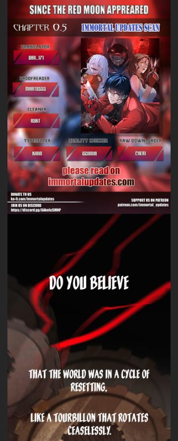 Since The Red Moon Appeared chapter 0.5 page 1