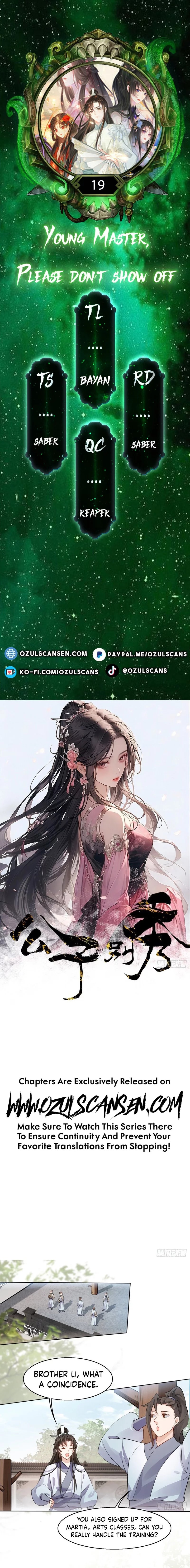 Sir, Don’t Show Off chapter 19 page 1