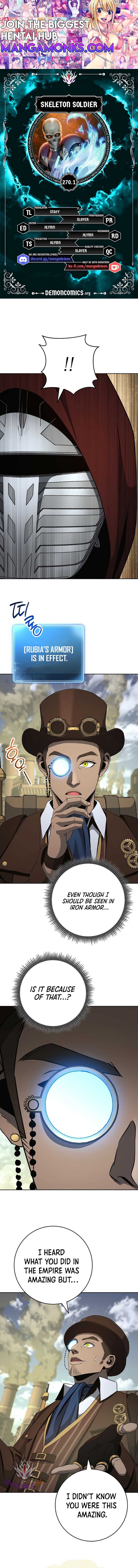 Skeleton Soldier chapter 270.1 page 1
