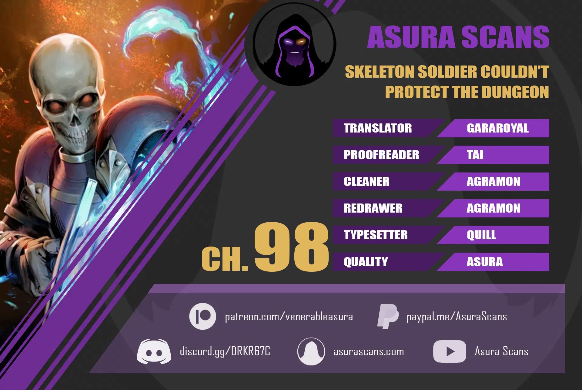 Skeleton Soldier chapter 98 page 1