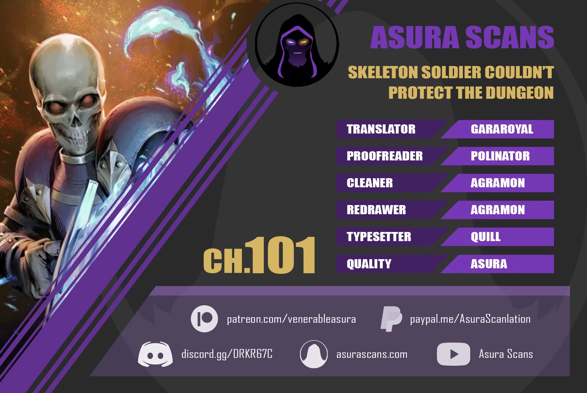 Skeleton Soldier Couldn’t Protect the Dungeon chapter 101 page 1