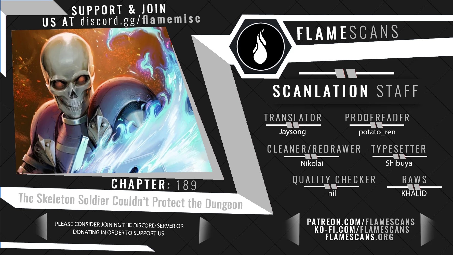 Skeleton Soldier Couldn’t Protect the Dungeon chapter 189 page 1