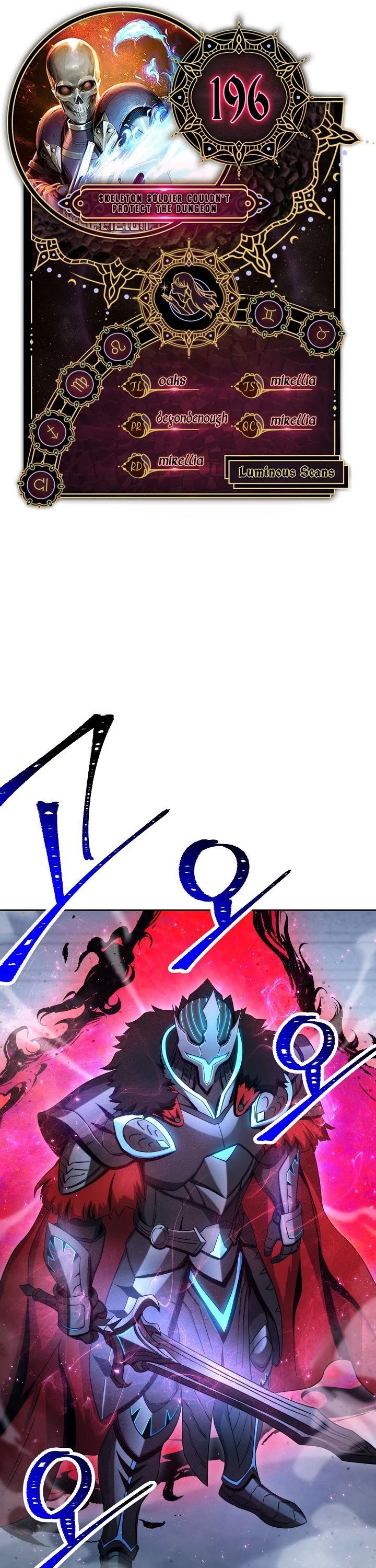 Skeleton Soldier Couldn’t Protect the Dungeon chapter 196 page 1