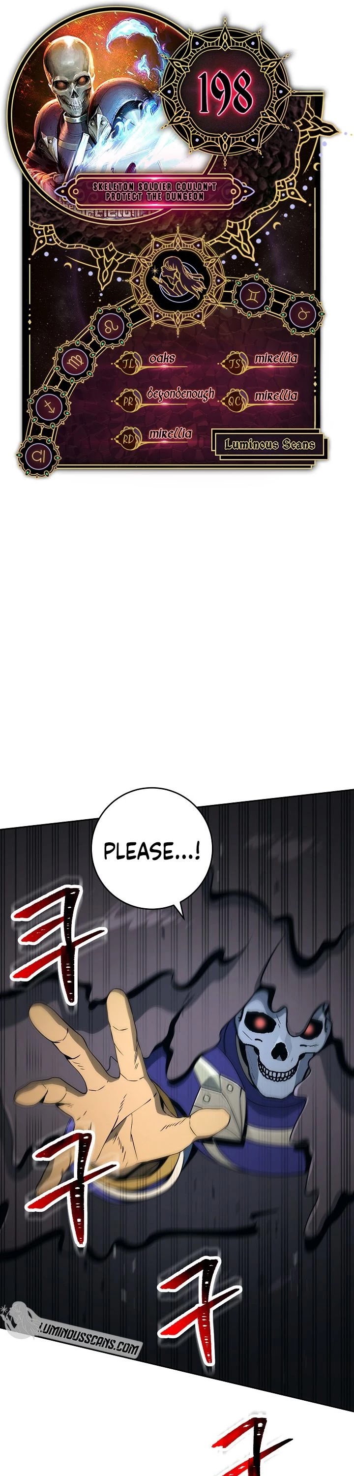 Skeleton Soldier Couldn’t Protect the Dungeon chapter 198 page 1