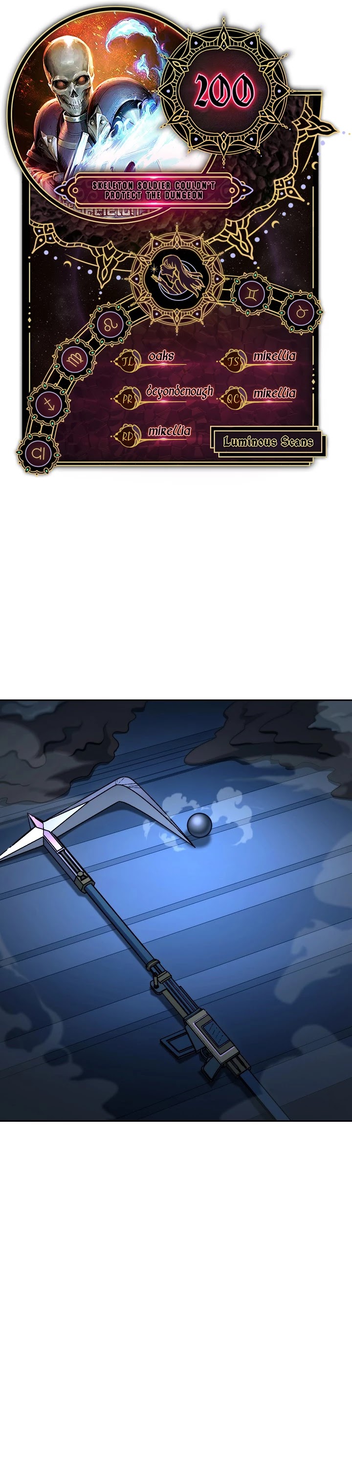 Skeleton Soldier Couldn’t Protect the Dungeon chapter 200 page 1