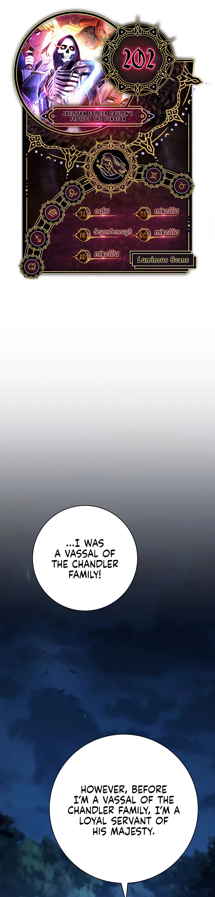 Skeleton Soldier Couldn’t Protect the Dungeon chapter 202 page 1